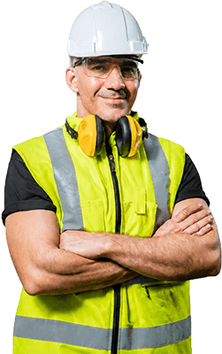 Man in high vis workwear