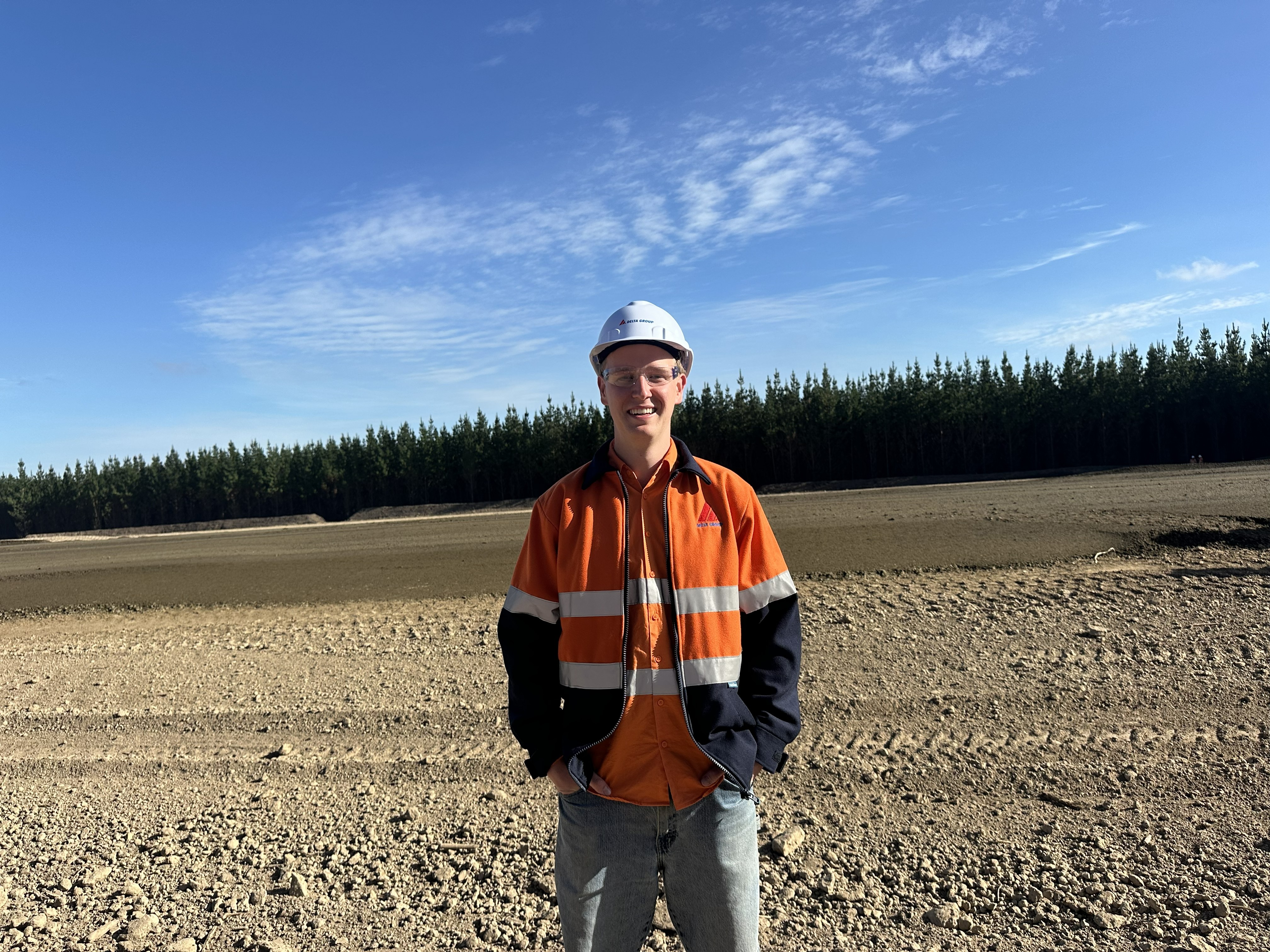Jack at SEC Delburn Wind Farm