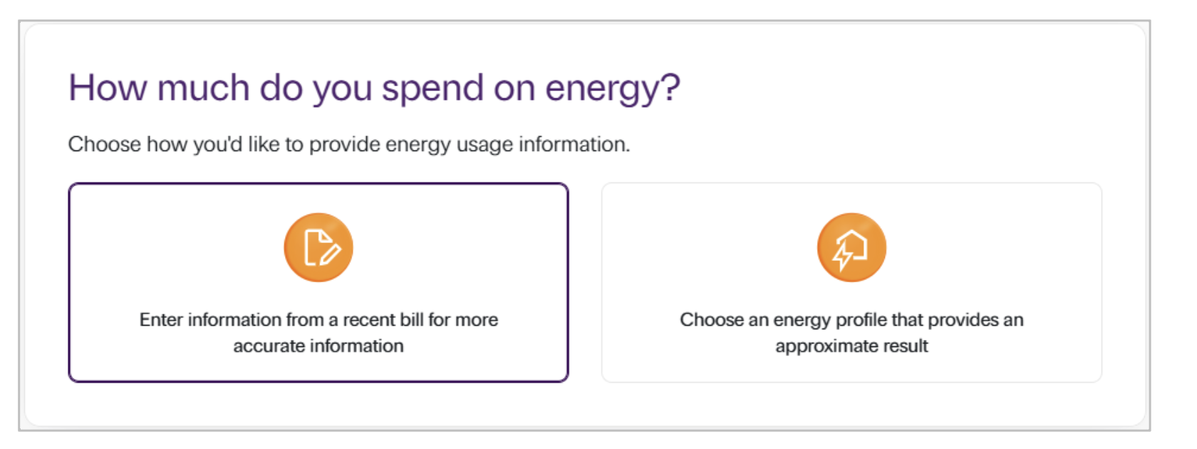 Screenshot of EasyElectricSEC interface - How much do you spend on energy